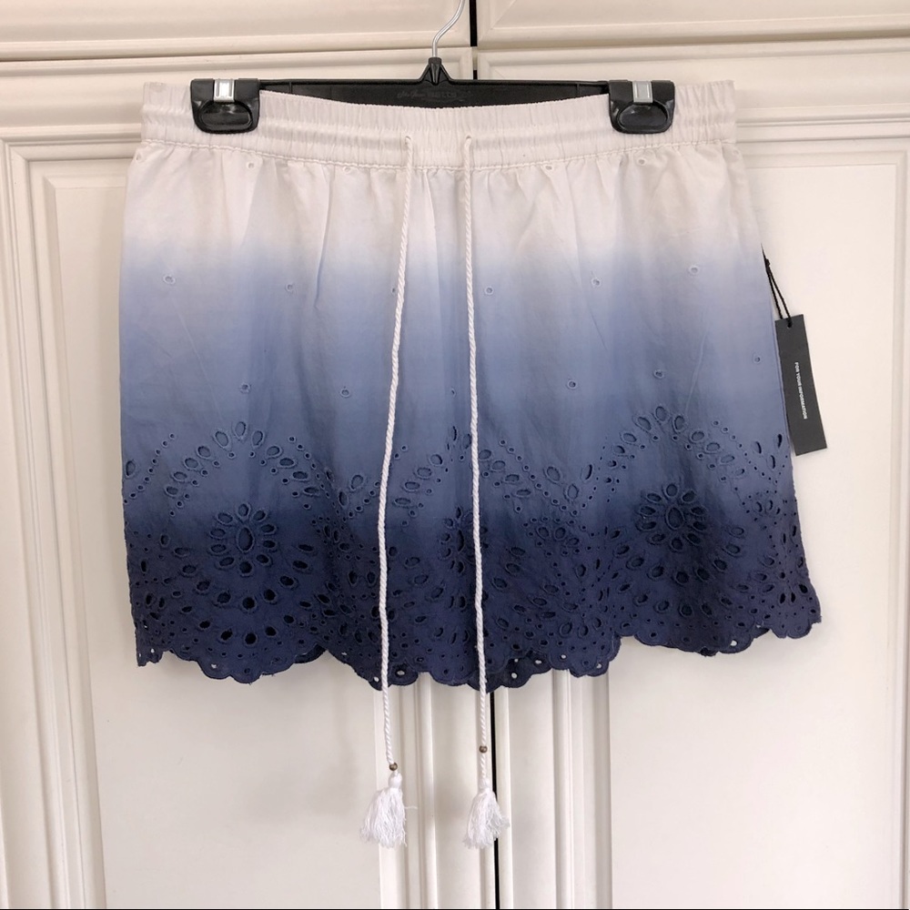 NWT Express gradient eyelet skirt
